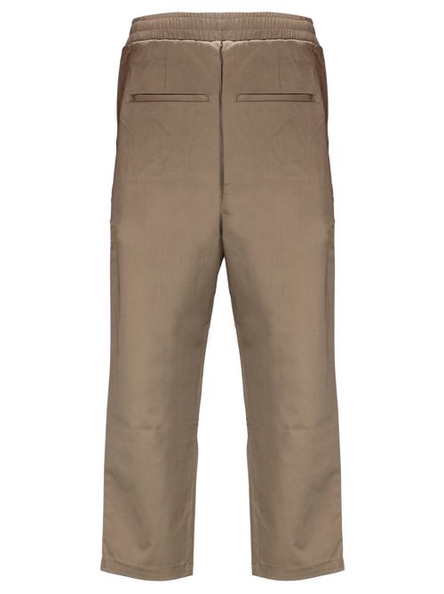 Ocher brown stretch trousers Family first | PS2405BEIGE